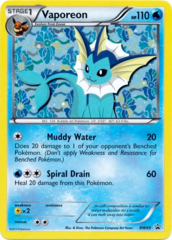 Vaporeon BW89 Cosmos Holo Promo - Sylveon Collection Exclusive